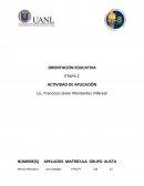 ORIENTACIÓN EDUCATIVA ETAPA 2 ACTIVIDAD DE APLICACIÓN