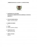 Administracion de la calidad y la productividad