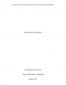 RESEÑA DE LA FORMACIÓN ÉTICA DE LA EDUCACIÓN SUPERIOR