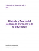 Historia y Teoría del Desarrollo Personal y de la Educación