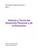Historia y Teoría del Desarrollo Personal y de la Educación