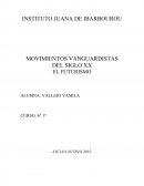 MOVIMIENTOS VANGUARDISTAS DEL SIGLO XX EL FUTURISMO