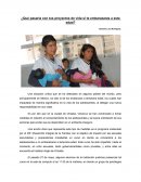 Embarazos a temprana edad.