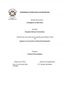Trabajo de Investigación de Mercados.