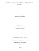DESARROLLO ORGANIZACIONAL DENTRO DE LA ADMINISTRACION POR PROCESOS