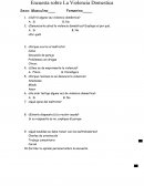 Encuesta sobre La Violencia Domestica