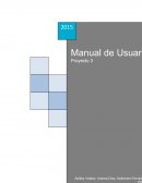 Manual de usario. Java.