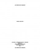 RESUMEN SOBRE LOS DERECHOS HUMANOS.