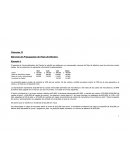 Finanzas II Ejercicio de Presupuesto de Flujo de Efectivo