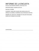 INFORME DE ENCUESTA REALIZADA ACERCA DEL PRODUCTO EM-FORD