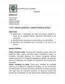 ENLACES QUIMICOS Y CONDUCTIVIDAD ELECTRICA.