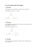 Teoremas fundamentales de los triangulos
