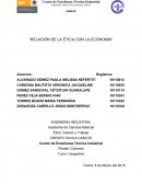 ENSAYO:“RELACIÓN DE LA ÉTICA CON LA ECONOMÍA”