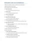 Motivación financiera. El hombre más rico de Babilonia