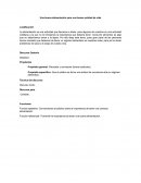 Una buena alimentacion para una buena calidad de vida