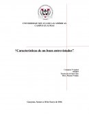 Caracteristicas de un buen entrevistador.