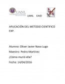 APLICACIÓN DEL METODO CIENTIFICO EXP.