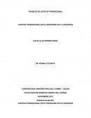 Justicia transicional en el escenario de la guerra