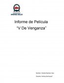 Informe de Película “V De Venganza”