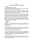 INTRODUCCION AL ESTUDIO DEL DERECHO. ORIGEN E IMPORTANCIA DEL ESTADO