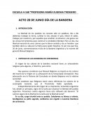 ENTRADA DE LAS BANDERAS DE CEREMONIAS..