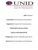 Propuesta de solucion. Plan de ventas