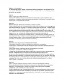 Objetivos y terminos clave