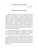 Crisis del proyecto oligarquico