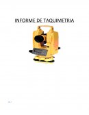 INFORME DE TAQUIMETRIA