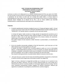 ESTUDIO MULTIDIMENSIONAL PERÚ. Página 1