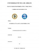 TEMA: ENTORNO ACTUAL DE LA INGENIERÍA CIVIL