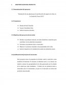 Tema: “Instalación de una planta para la producción de yogurt con chía, en la Ciudad de Tacna 2015”.