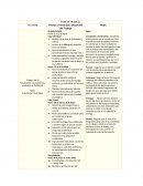 Fechas y Tareas para Desarrollo del Trabajo