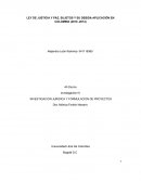 LEY DE JUSTICIA Y PAZ, SUJETOS Y SU DEBIDA APLICACIÓN EN COLOMBIA (2010 -2014)