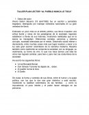 ANALISIS LIBRO "AL PUEBLO NUNCA LE TOCA"