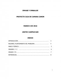 TEMA: ENVASE Y EMBALAJE. Página 1