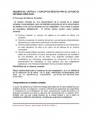 RESUMEN DEL CAPÍTULO 1: CONCEPTOS BÁSICOS PARA EL ESTUDIO DE SISTEMAS COMPLEJOS.