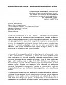 Tema de Abriendo Caminos a la Inclusión y la discapacidad Intelectual dentro del Aula.