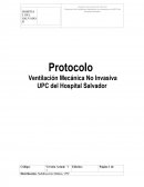 VENTILACION MECANICA NO INVASIVA