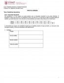 Tema: Estadísticas descriptivas.