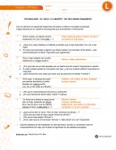 Comprensión de lectura.