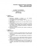 Informe lectura 'el mundo y sus demonios.