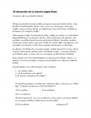El desarrollo de la ciencia según Kuhn.