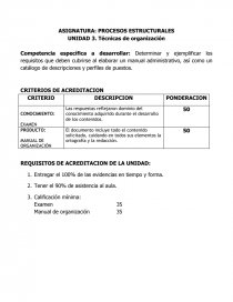 ASIGNATURA: PROCESOS ESTRUCTURALES. Página 1