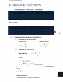 FORMULAS DEL TAMAÑO DE LA MUESTRA