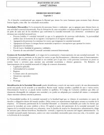DERECHO SOCIETARIO Capitulo 1. Página 1