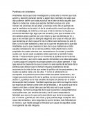 Paráfrasis de Aristóteles.