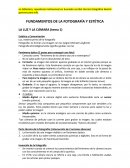 FUNDAMENTOS DE LA FOTOGRAFÍA Y ESTÉTICA