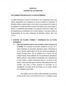 LAS FORMAS PROCESALES EN LA FASE INTERMEDIA.