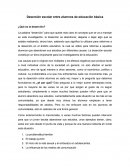 Deserción escolar entre alumnos de educación básica